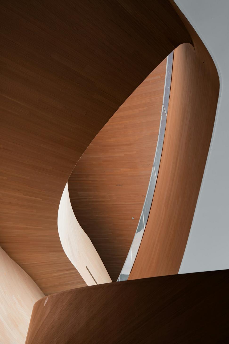Dark architectural interior